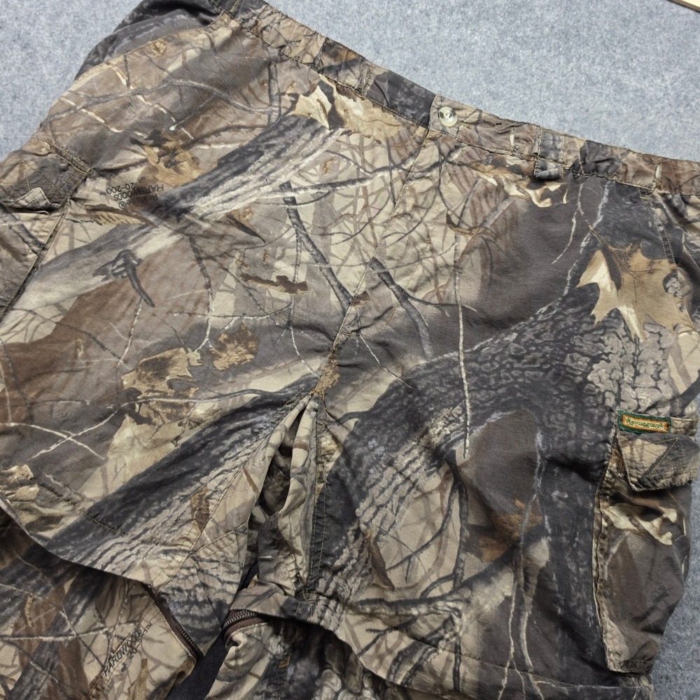 Realtree Hardwoods 20-200 Camo Convertible Cargo Pants Mens 36x29 Zip Off Shorts